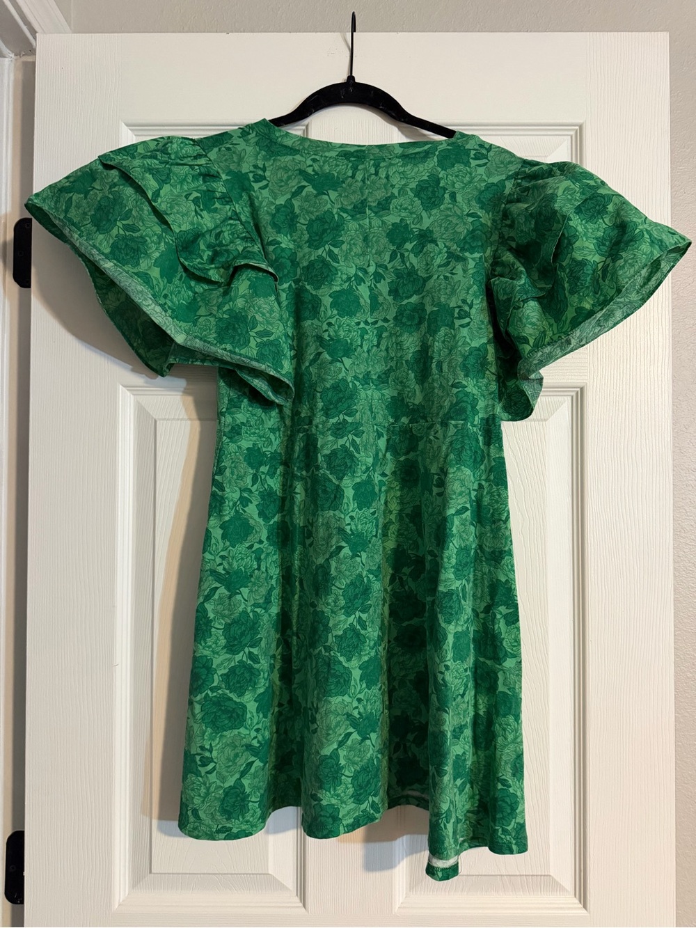 Zara Floral Puff Sleeve Mini Dress - Picture 2 of 2